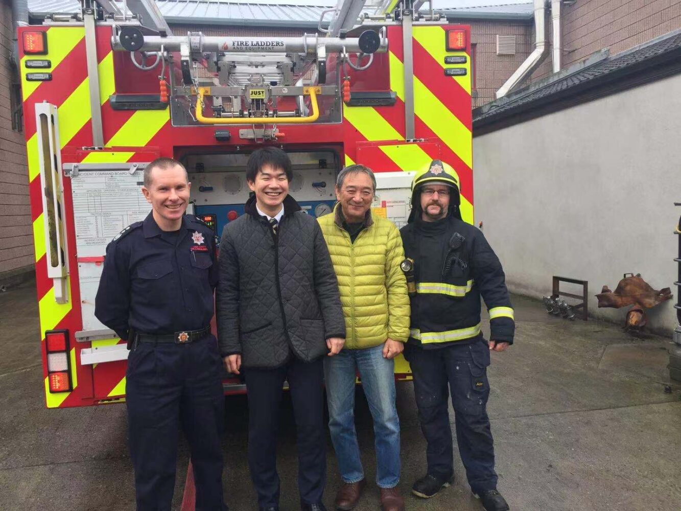 アイルランド消防署へ訪問
